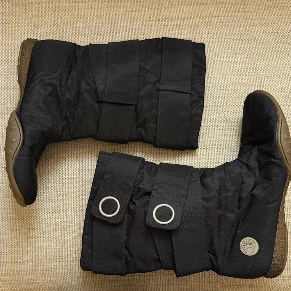 Timberland Thinsulate Insulated Nylon Boots Rubber Sole Belt Detail Winter 7